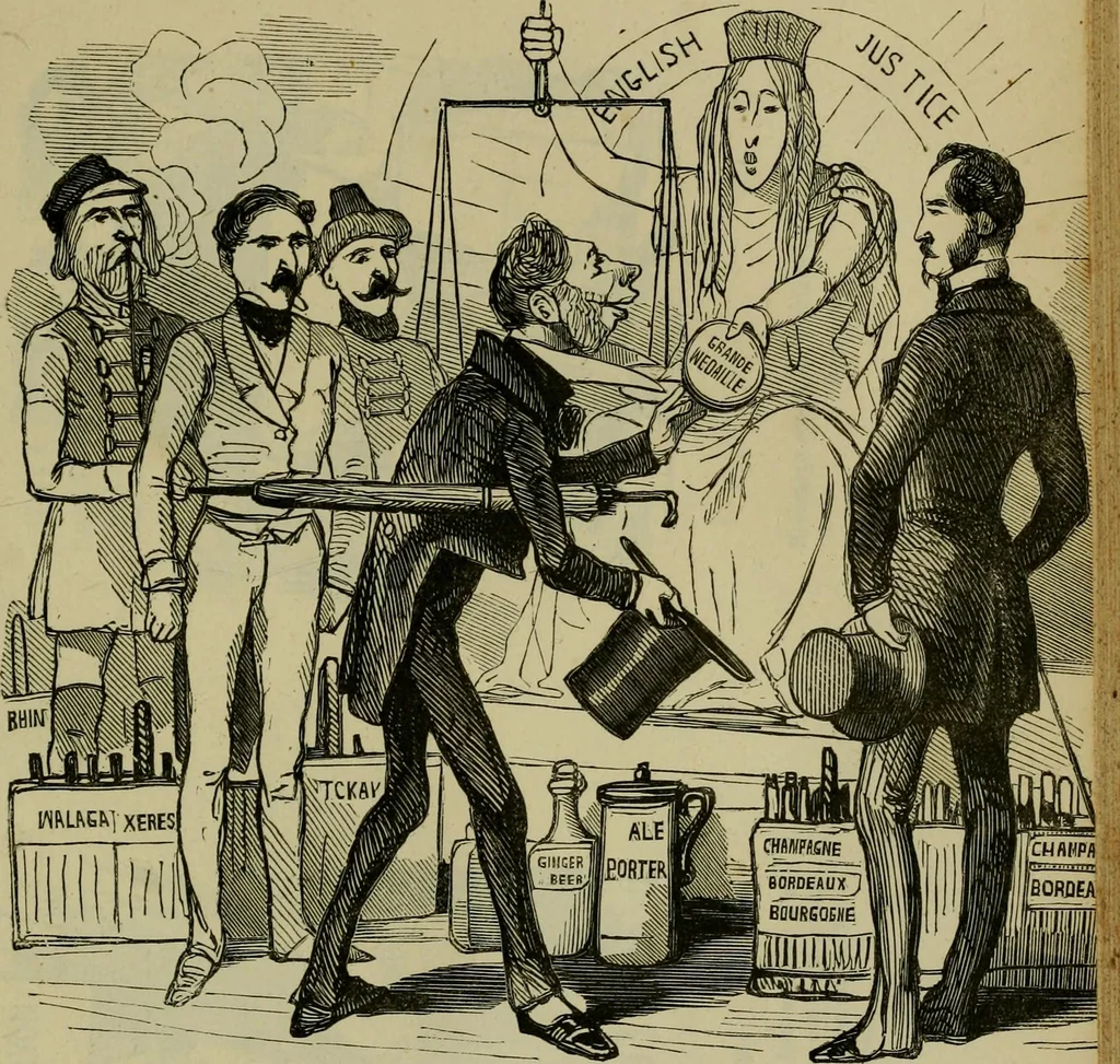 An illustration from Vie d'une parisienne, 1855, leaf 506