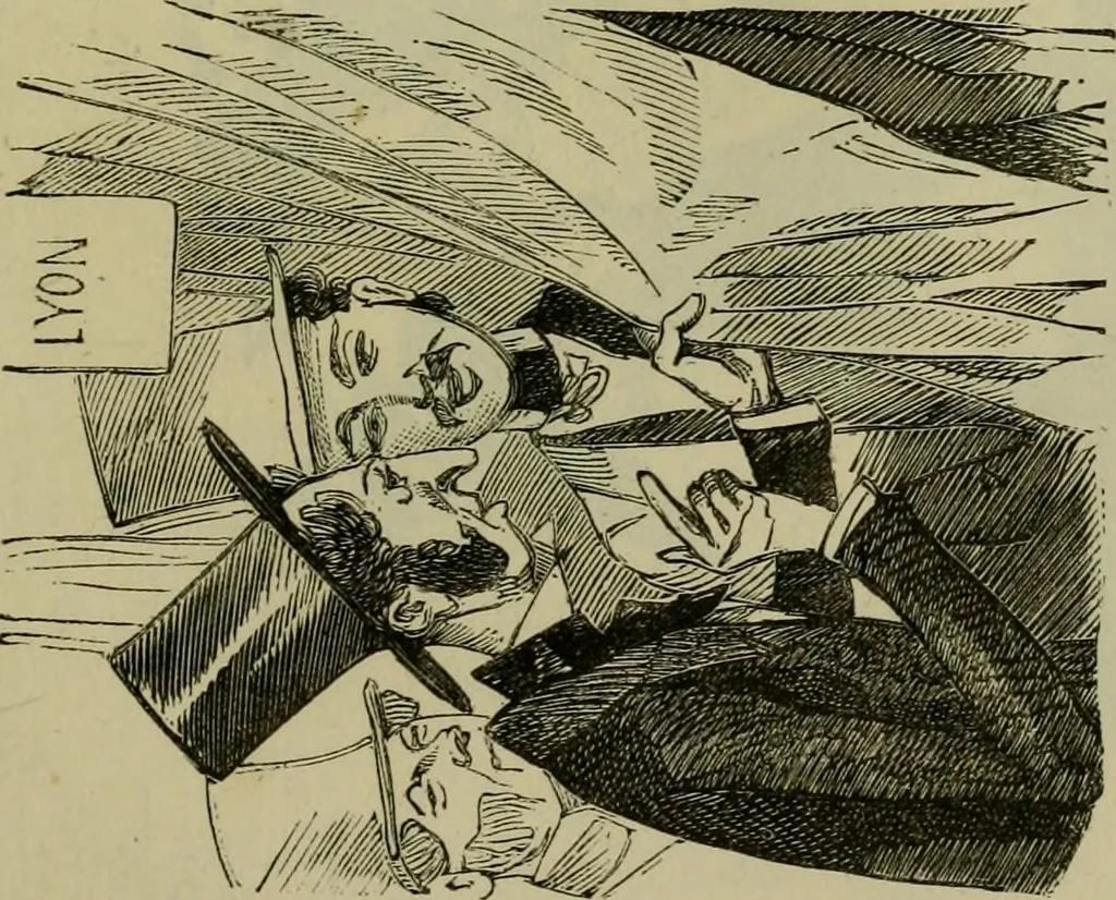 An illustration from Vie d'une parisienne, 1855, leaf 508