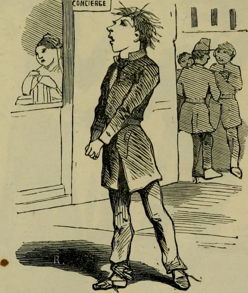 An illustration from Vie d'une parisienne, 1855, leaf 512
