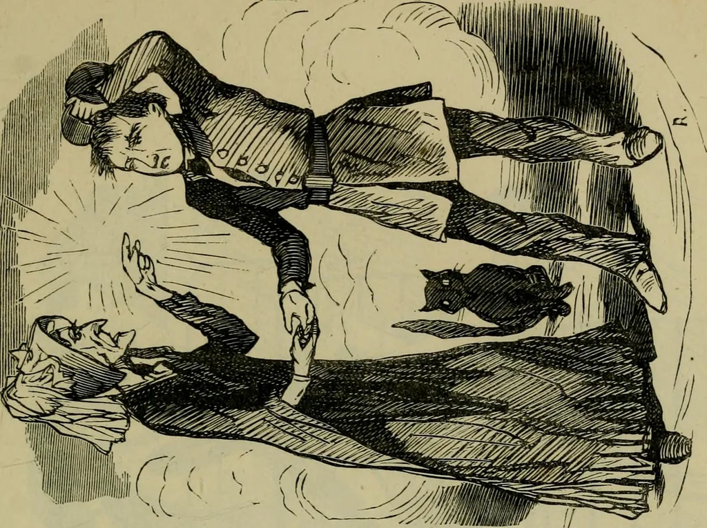 An illustration from Vie d'une parisienne, 1855, leaf 514