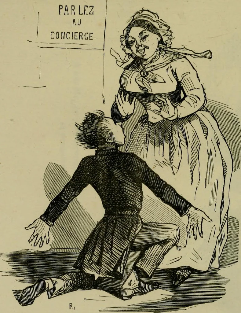 An illustration from Vie d'une parisienne, 1855, leaf 514