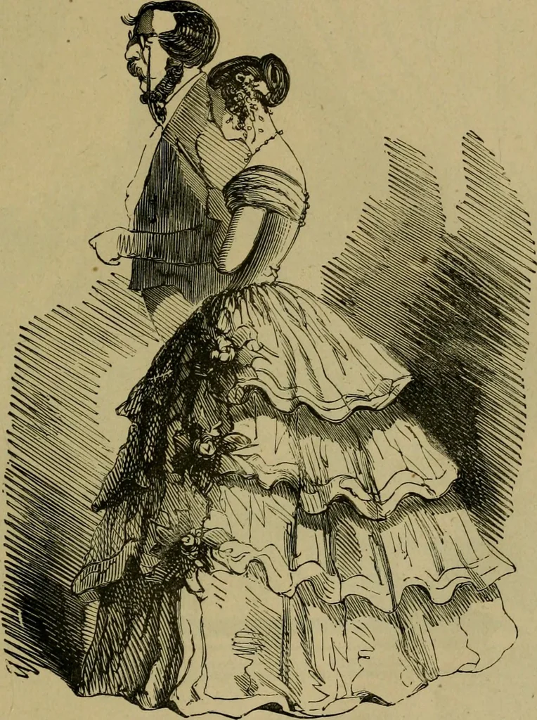 An illustration from Vie d'une parisienne, 1855, leaf 52