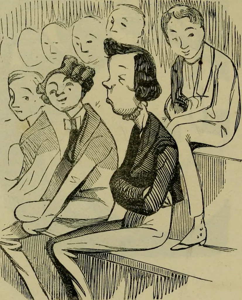 An illustration from Vie d'une parisienne, 1855, leaf 520