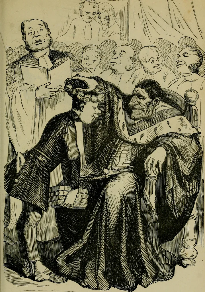 An illustration from Vie d'une parisienne, 1855, leaf 524