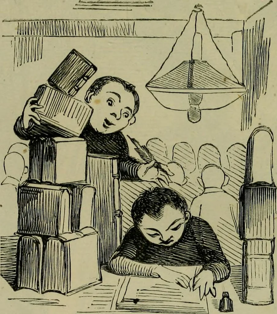 An illustration from Vie d'une parisienne, 1855, leaf 526