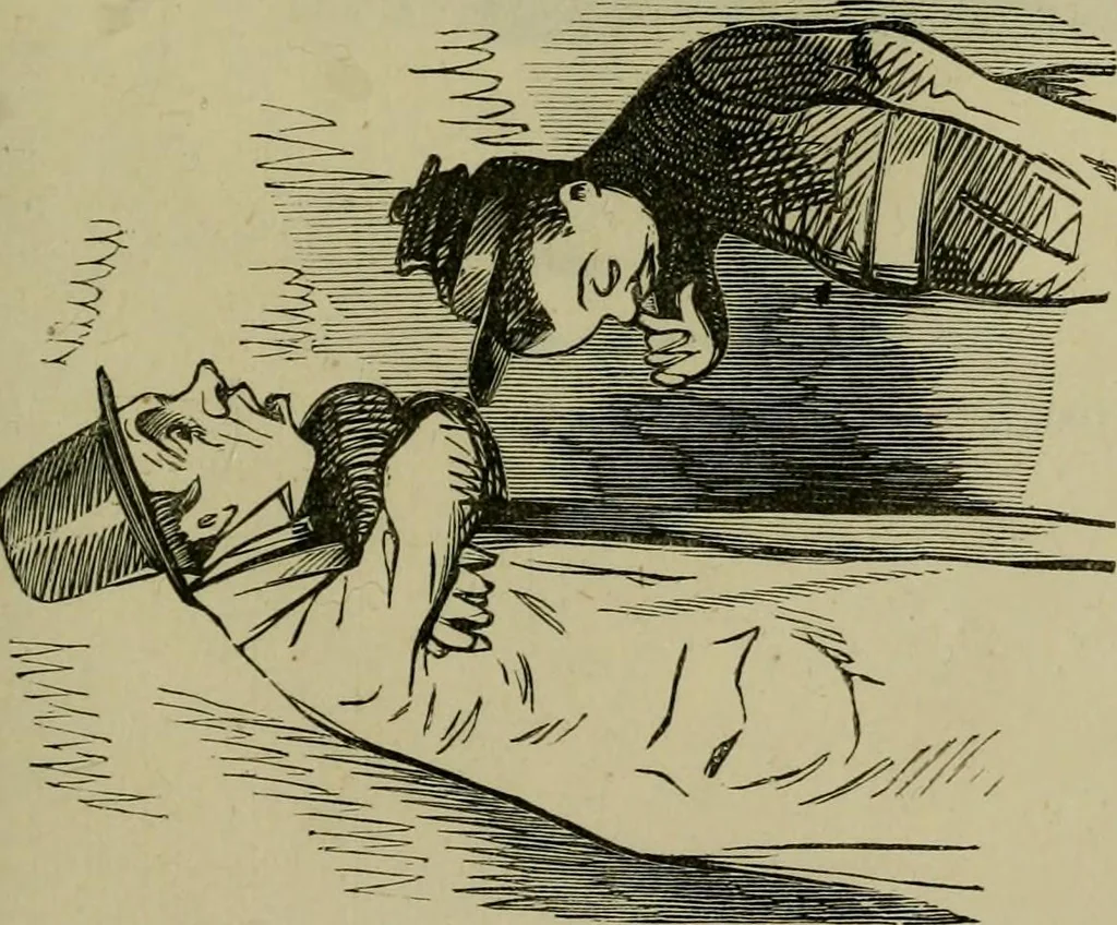 An illustration from Vie d'une parisienne, 1855, leaf 530