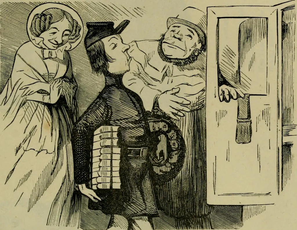 An illustration from Vie d'une parisienne, 1855, leaf 532