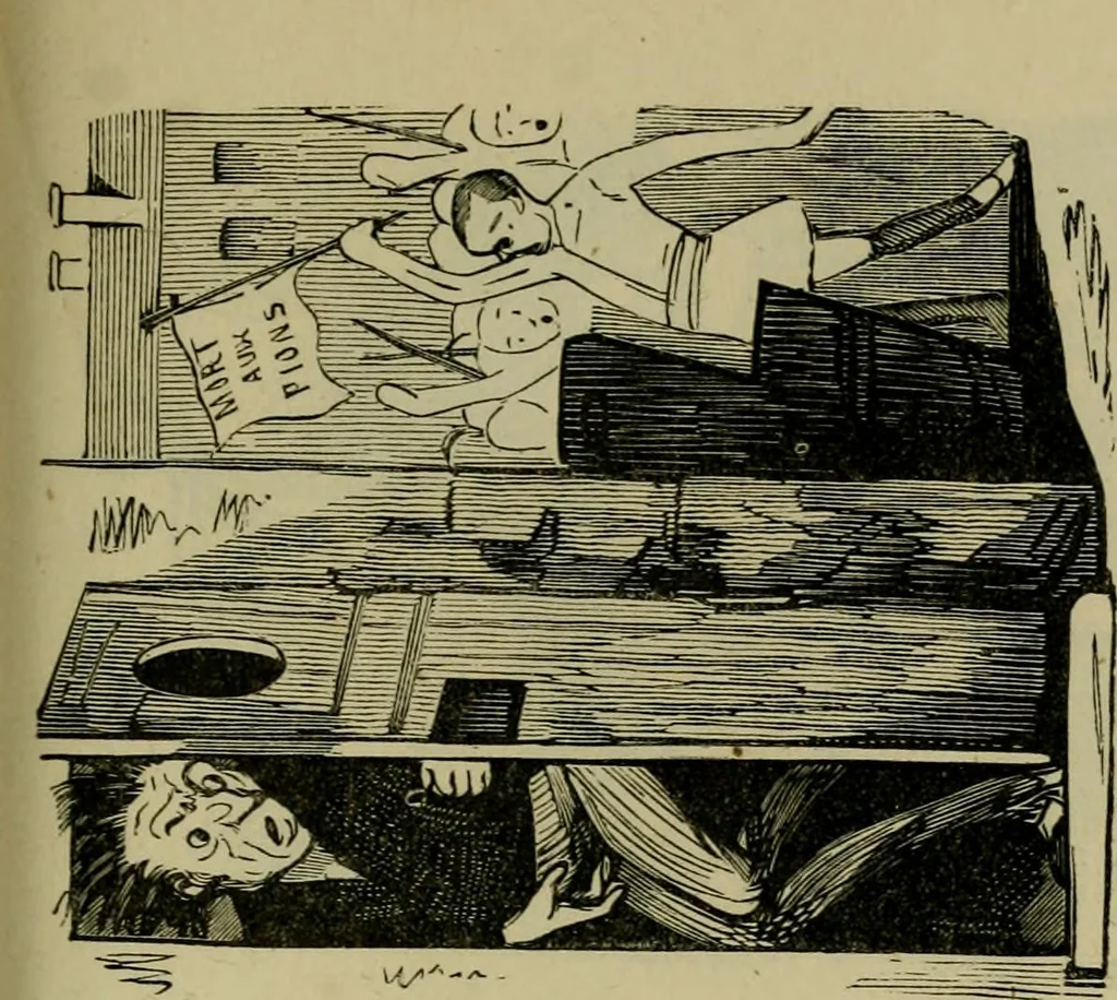 An illustration from Vie d'une parisienne, 1855, leaf 534