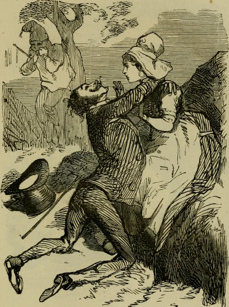 An illustration from Vie d'une parisienne, 1855, leaf 546