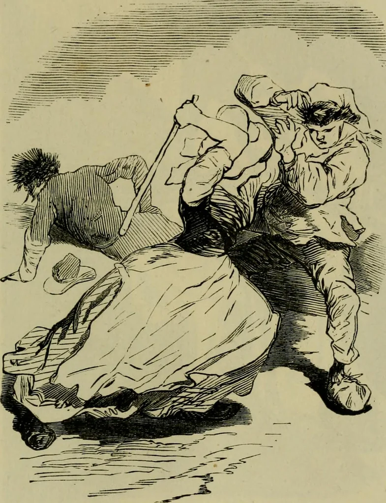 An illustration from Vie d'une parisienne, 1855, leaf 548