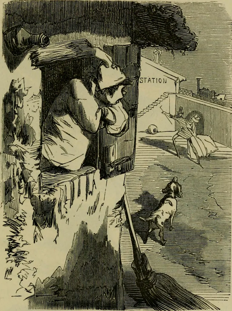 An illustration from Vie d'une parisienne, 1855, leaf 552