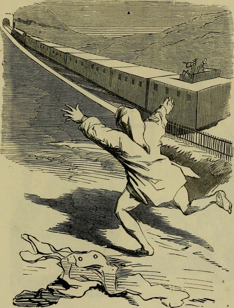 An illustration from Vie d'une parisienne, 1855, leaf 554