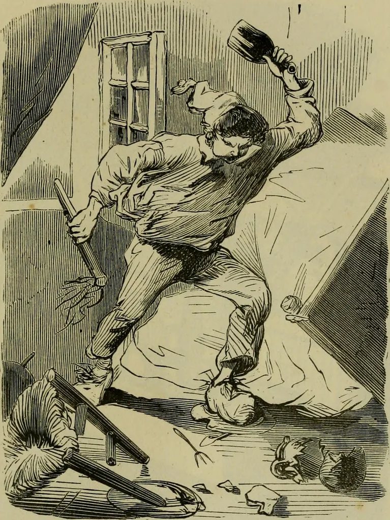 An illustration from Vie d'une parisienne, 1855, leaf 558