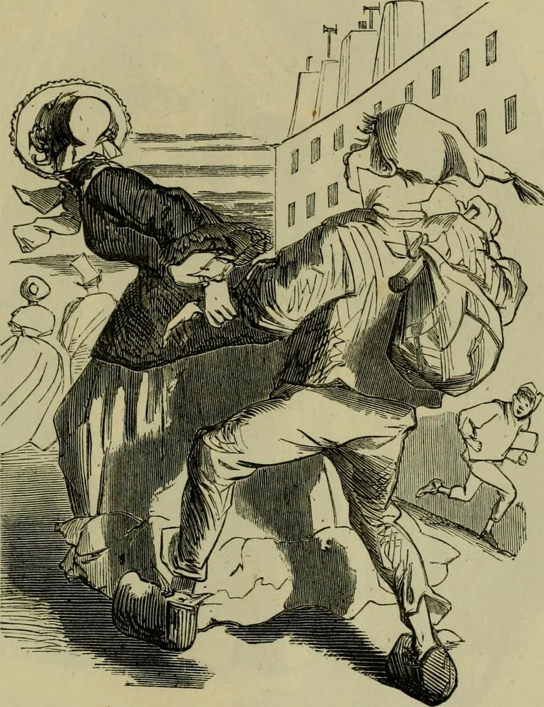 An illustration from Vie d'une parisienne, 1855, leaf 562
