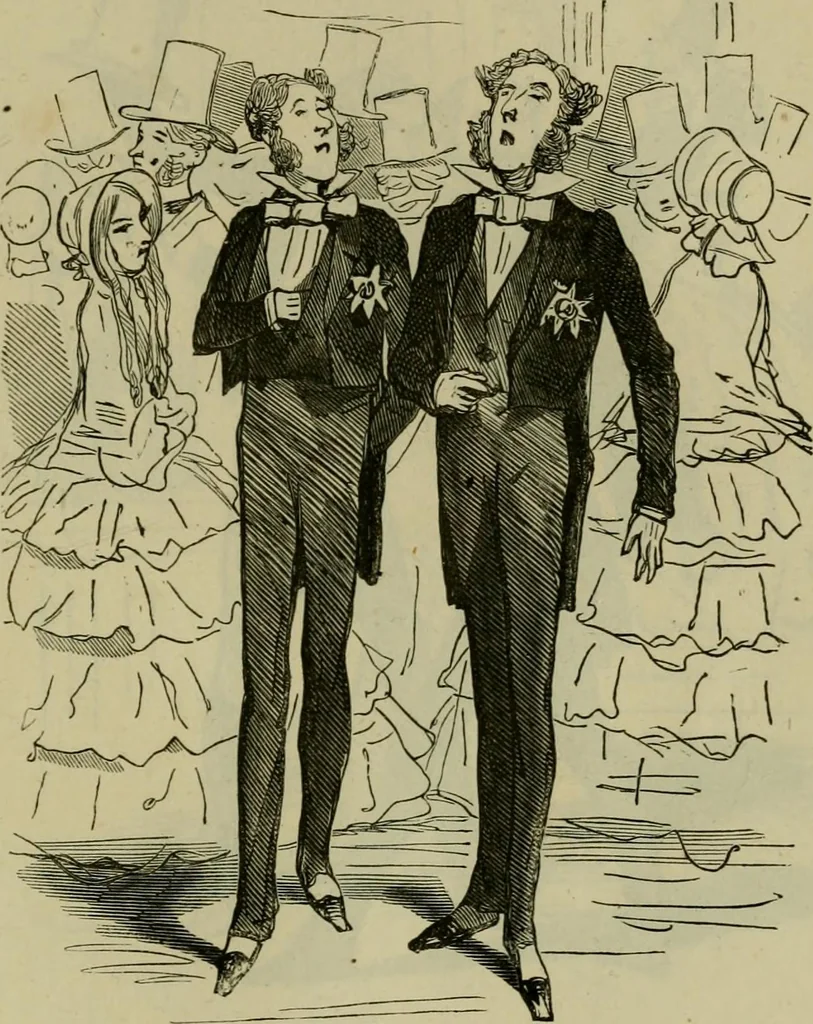 An illustration from Vie d'une parisienne, 1855, leaf 574