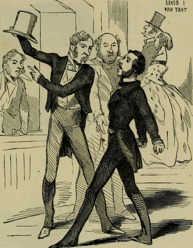 An illustration from Vie d'une parisienne, 1855, leaf 576