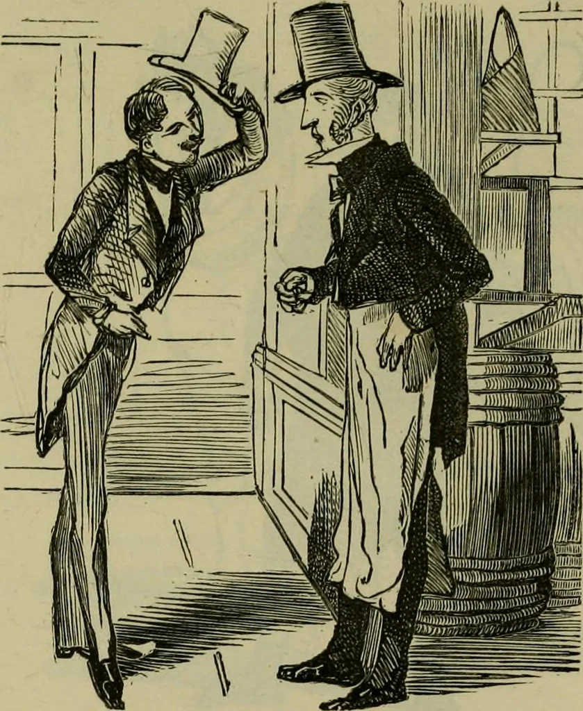 An illustration from Vie d'une parisienne, 1855, leaf 578