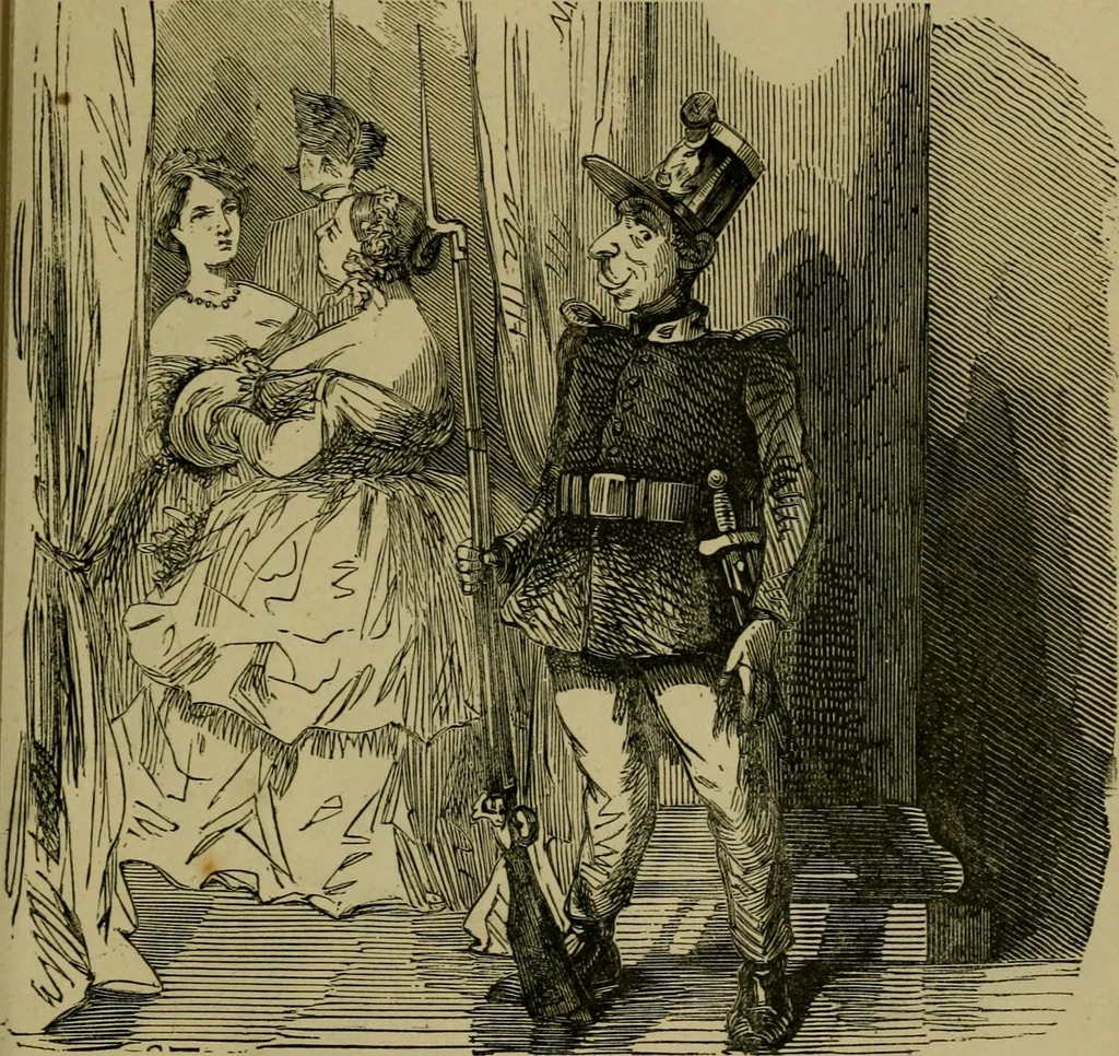 An illustration from Vie d'une parisienne, 1855, leaf 58