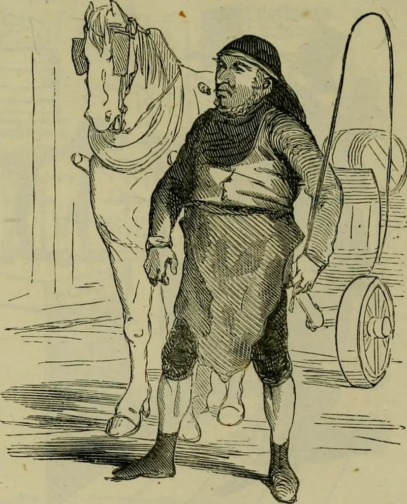An illustration from Vie d'une parisienne, 1855, leaf 580