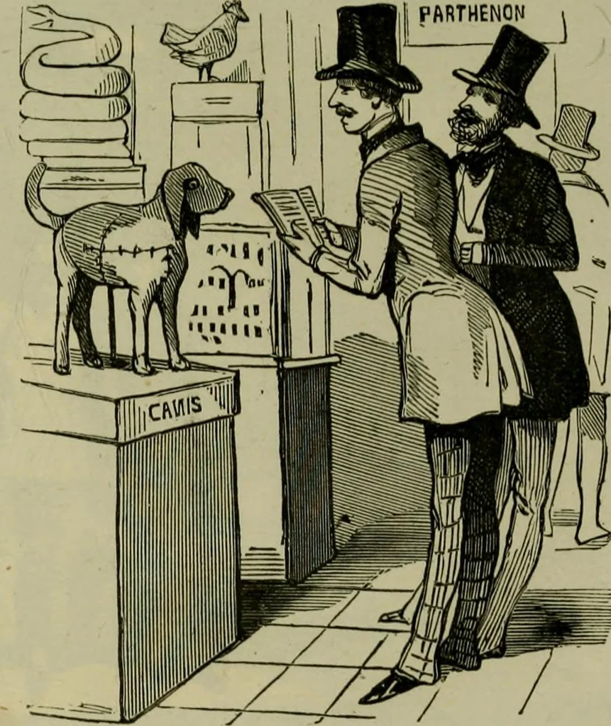 An illustration from Vie d'une parisienne, 1855, leaf 582