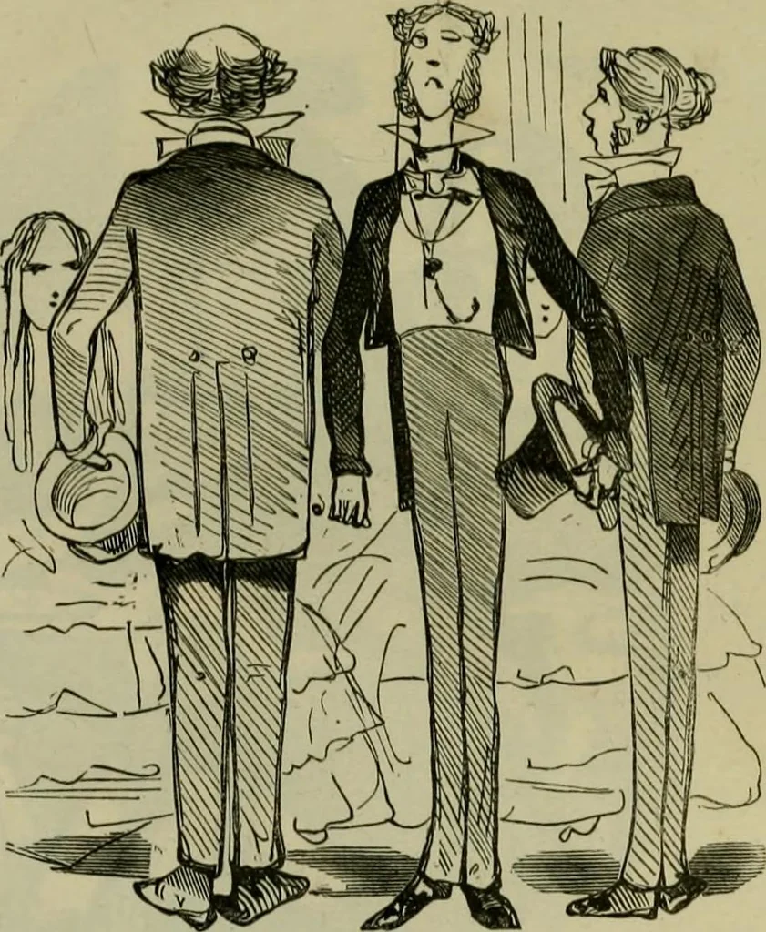 An illustration from Vie d'une parisienne, 1855, leaf 582