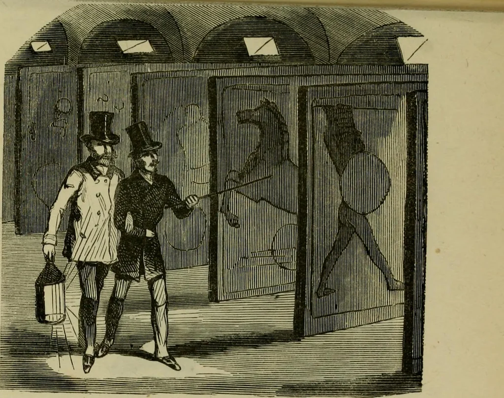 An illustration from Vie d'une parisienne, 1855, leaf 584