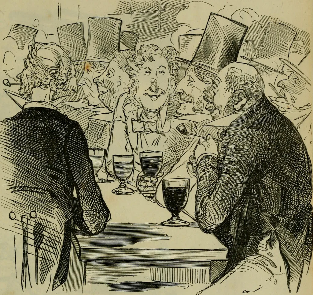 An illustration from Vie d'une parisienne, 1855, leaf 590
