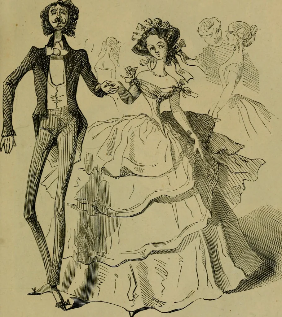 An illustration from Vie d'une parisienne, 1855, leaf 60