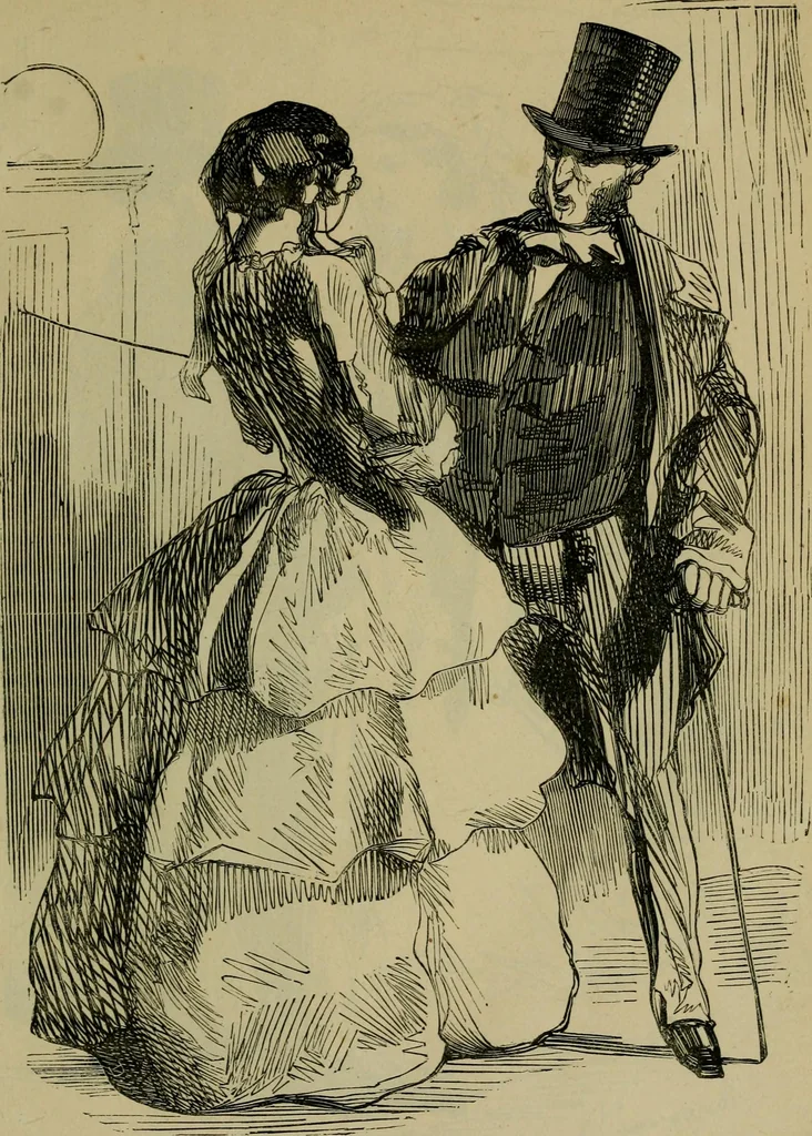 An illustration from Vie d'une parisienne, 1855, leaf 66