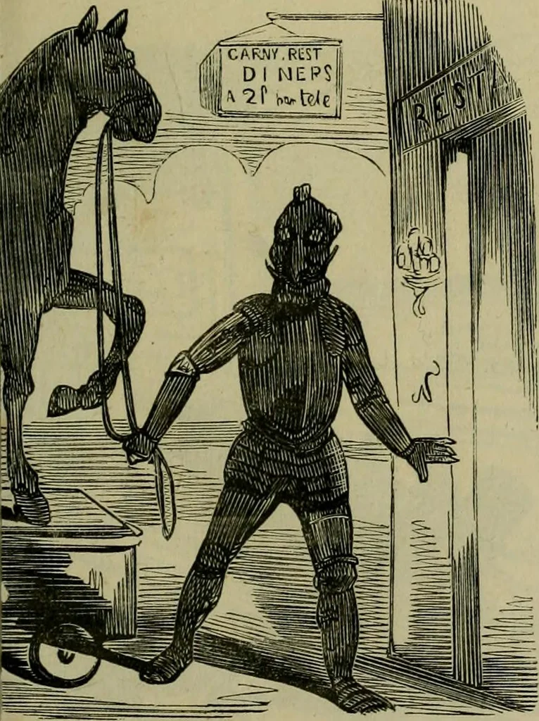 An illustration from Vie d'une parisienne, 1855, leaf 94