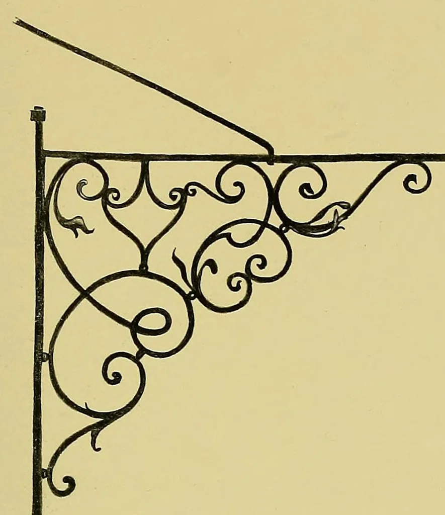 An illustration from Vieilles enseignes fribourgeoises;, 1914, leaf 31