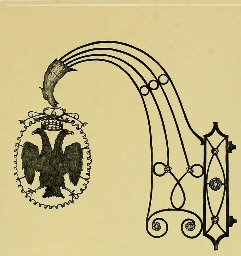 An illustration from Vieilles enseignes fribourgeoises;, 1914, leaf 41