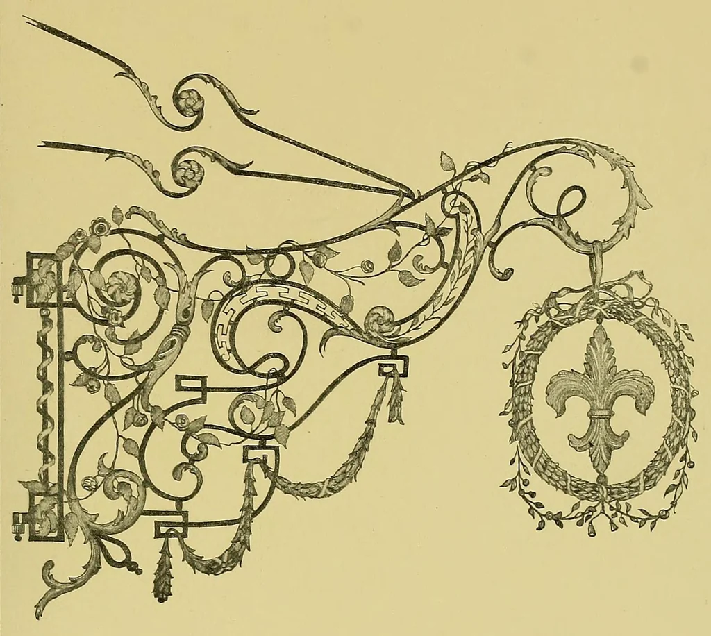 An illustration from Vieilles enseignes fribourgeoises;, 1914, leaf 69