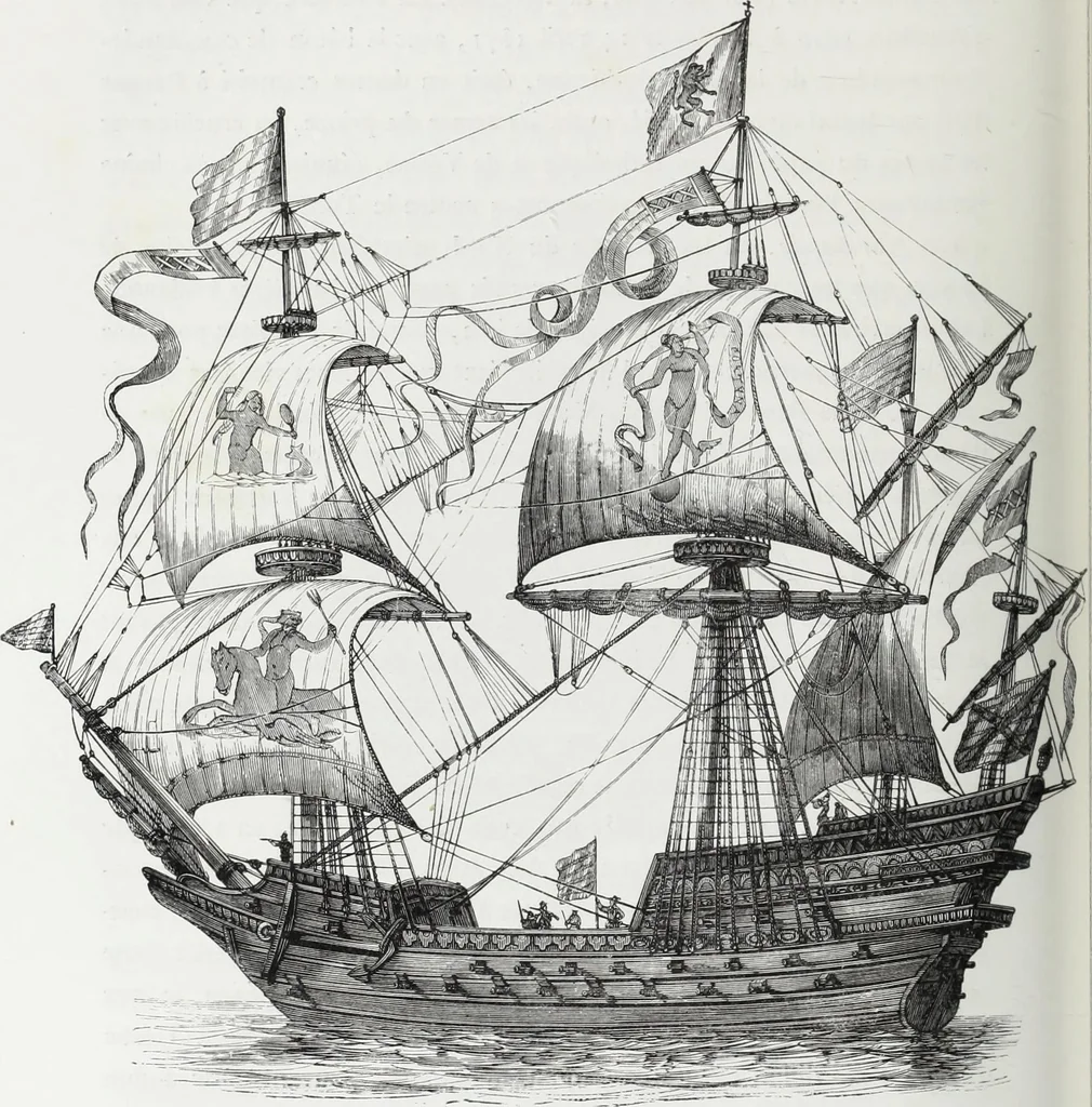 An illustration from Vie militaire et religieuse au moyen âge et à l'époque de la renaissance, 1873, leaf 133