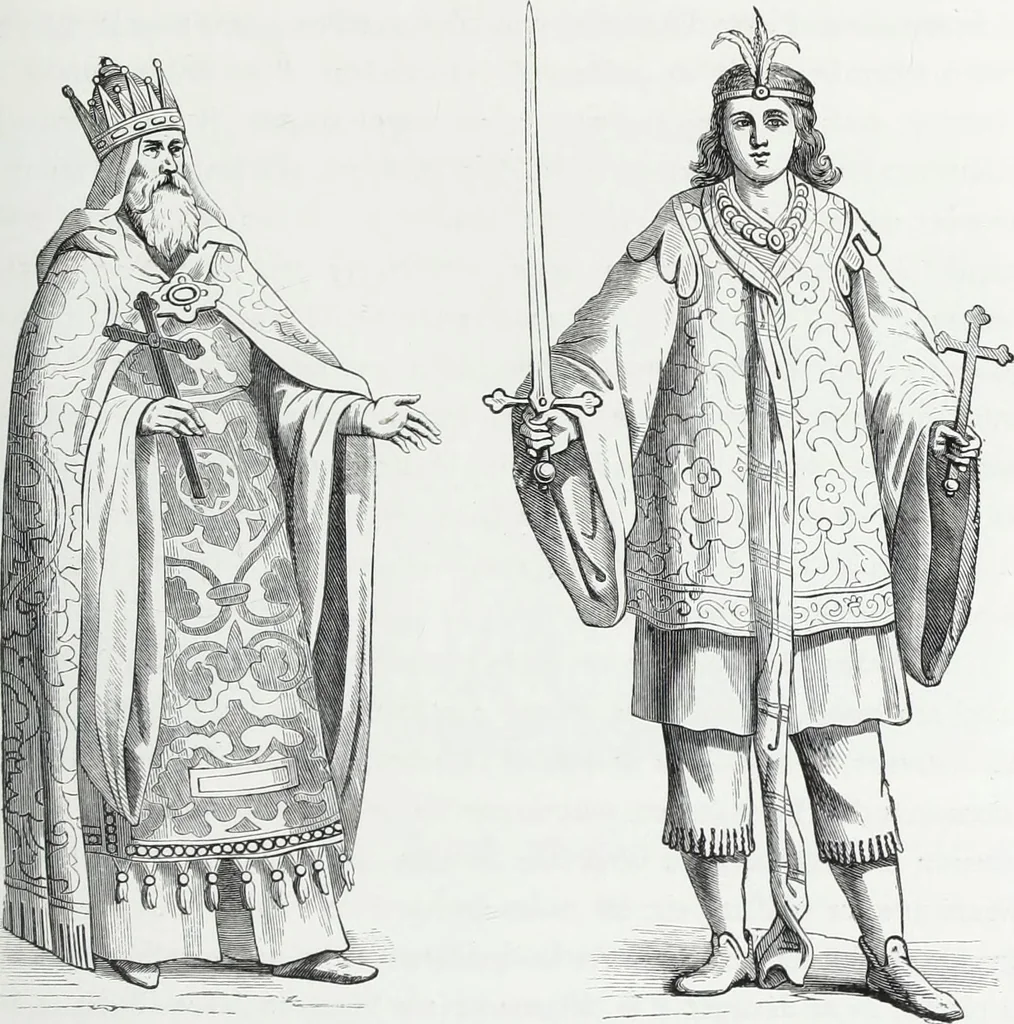 An illustration from Vie militaire et religieuse au moyen âge et à l'époque de la renaissance, 1873, leaf 142