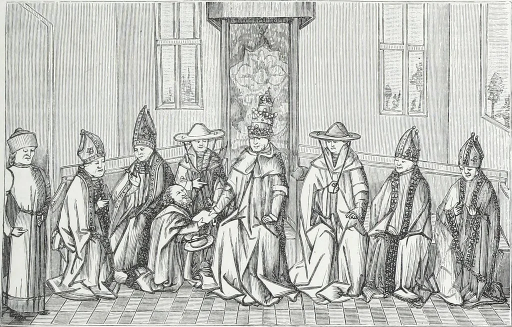 An illustration from Vie militaire et religieuse au moyen âge et à l'époque de la renaissance, 1873, leaf 144