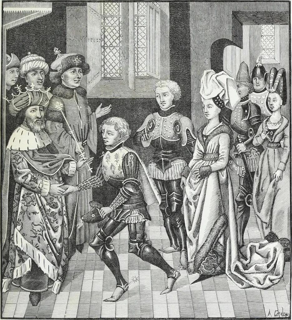 An illustration from Vie militaire et religieuse au moyen âge et à l'époque de la renaissance, 1873, leaf 148