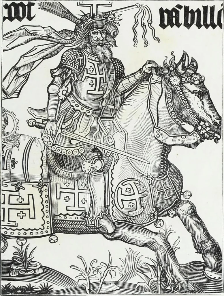 An illustration from Vie militaire et religieuse au moyen âge et à l'époque de la renaissance, 1873, leaf 150