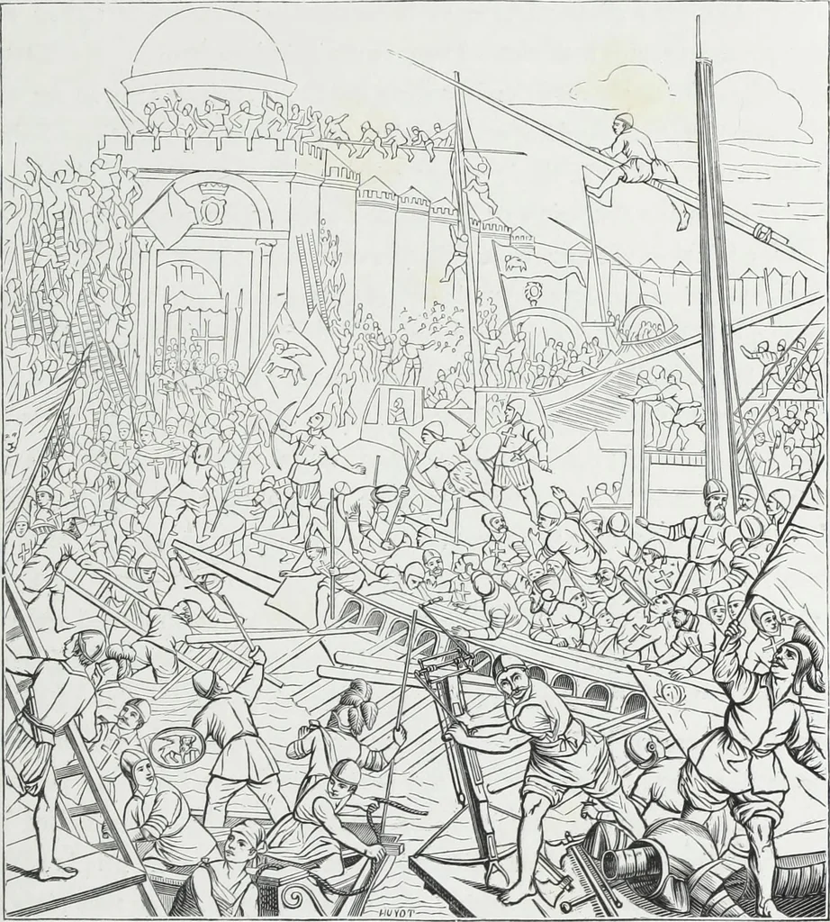 An illustration from Vie militaire et religieuse au moyen âge et à l'époque de la renaissance, 1873, leaf 156