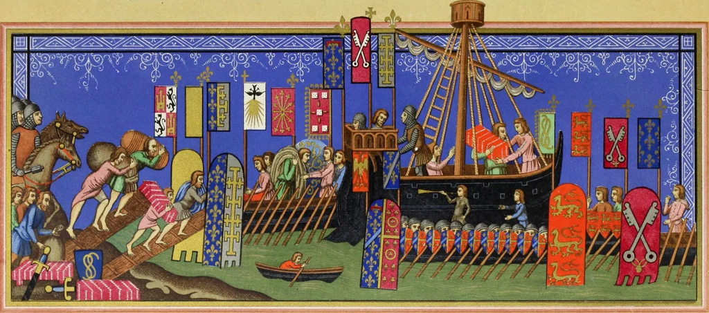 An illustration from Vie militaire et religieuse au moyen âge et à l'époque de la renaissance, 1873, leaf 160