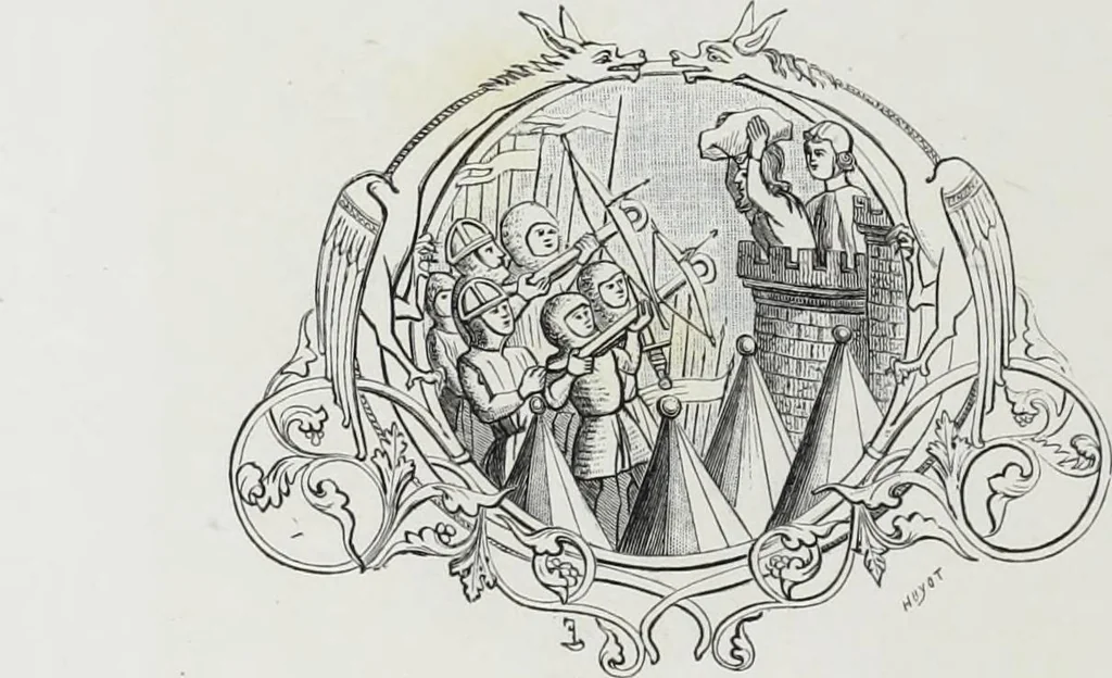 An illustration from Vie militaire et religieuse au moyen âge et à l'époque de la renaissance, 1873, leaf 171