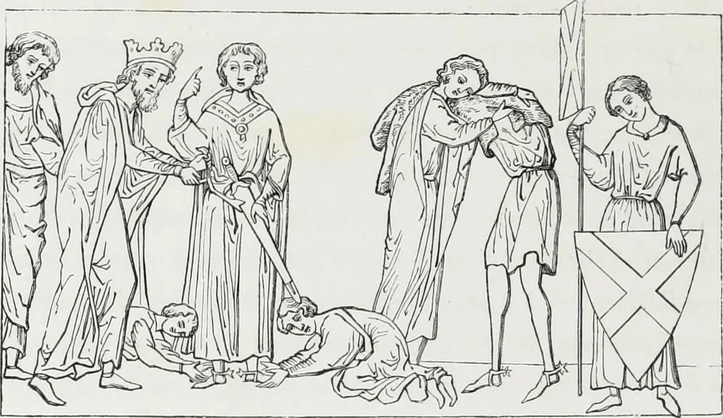 An illustration from Vie militaire et religieuse au moyen âge et à l'époque de la renaissance, 1873, leaf 179