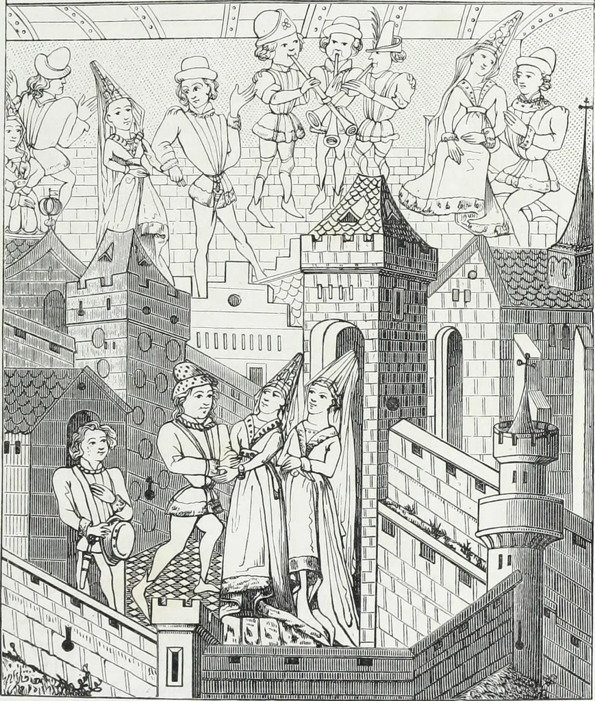 An illustration from Vie militaire et religieuse au moyen âge et à l'époque de la renaissance, 1873, leaf 186