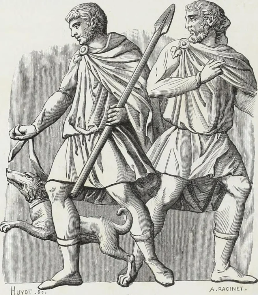 An illustration from Vie militaire et religieuse au moyen âge et à l'époque de la renaissance, 1873, leaf 19