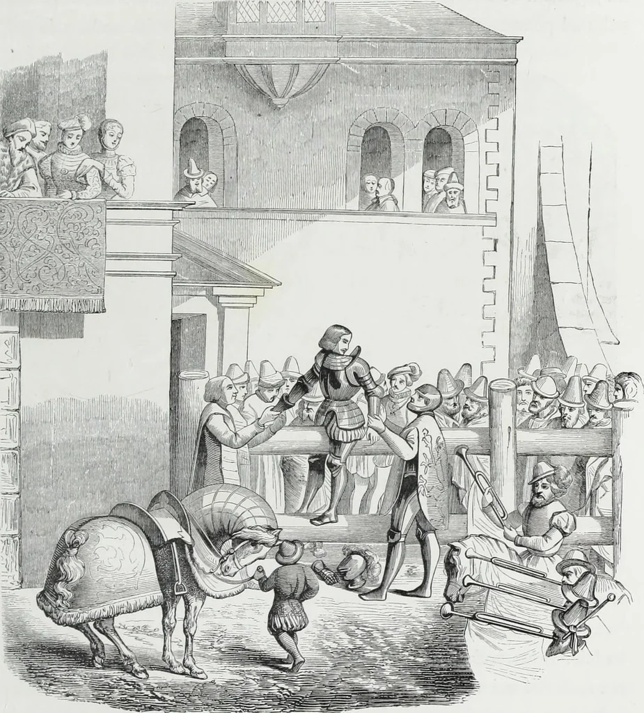 An illustration from Vie militaire et religieuse au moyen âge et à l'époque de la renaissance, 1873, leaf 192