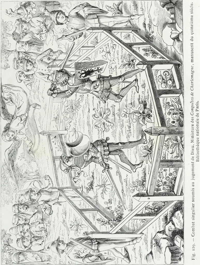 An illustration from Vie militaire et religieuse au moyen âge et à l'époque de la renaissance, 1873, leaf 198