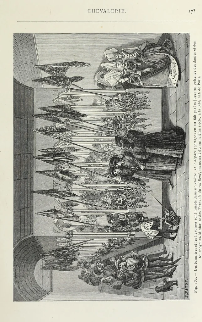 An illustration from Vie militaire et religieuse au moyen âge et à l'époque de la renaissance, 1873, leaf 204