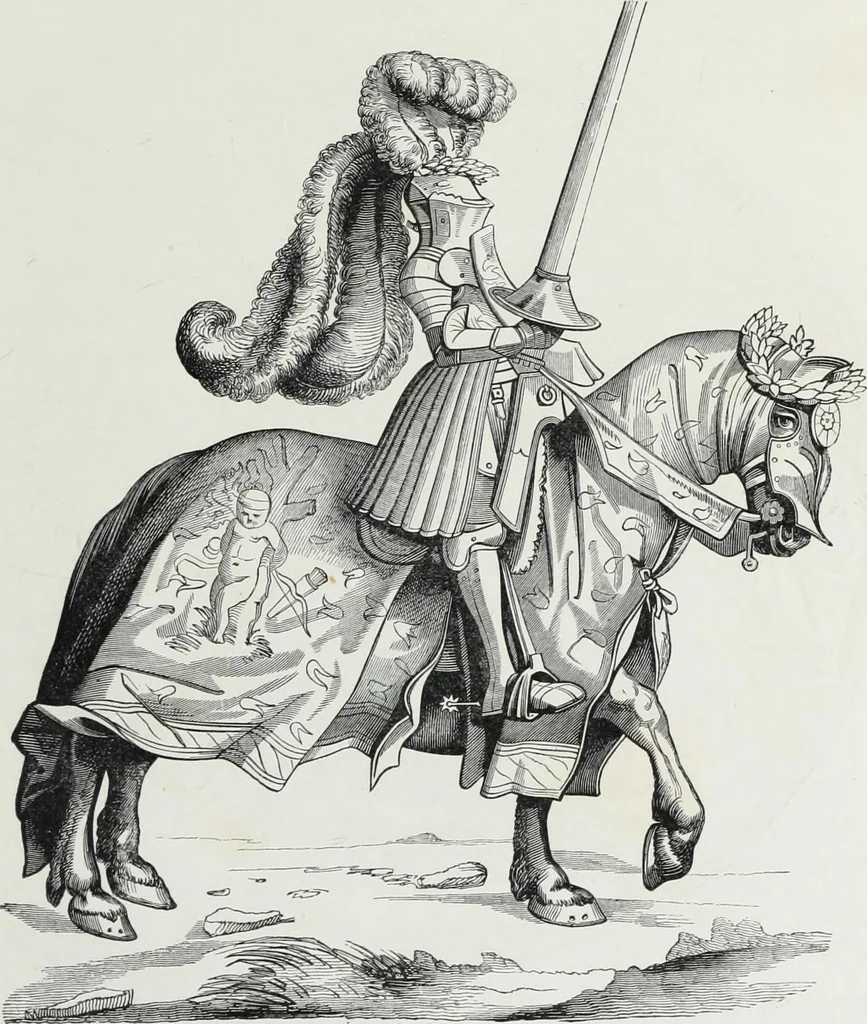 An illustration from Vie militaire et religieuse au moyen âge et à l'époque de la renaissance, 1873, leaf 206