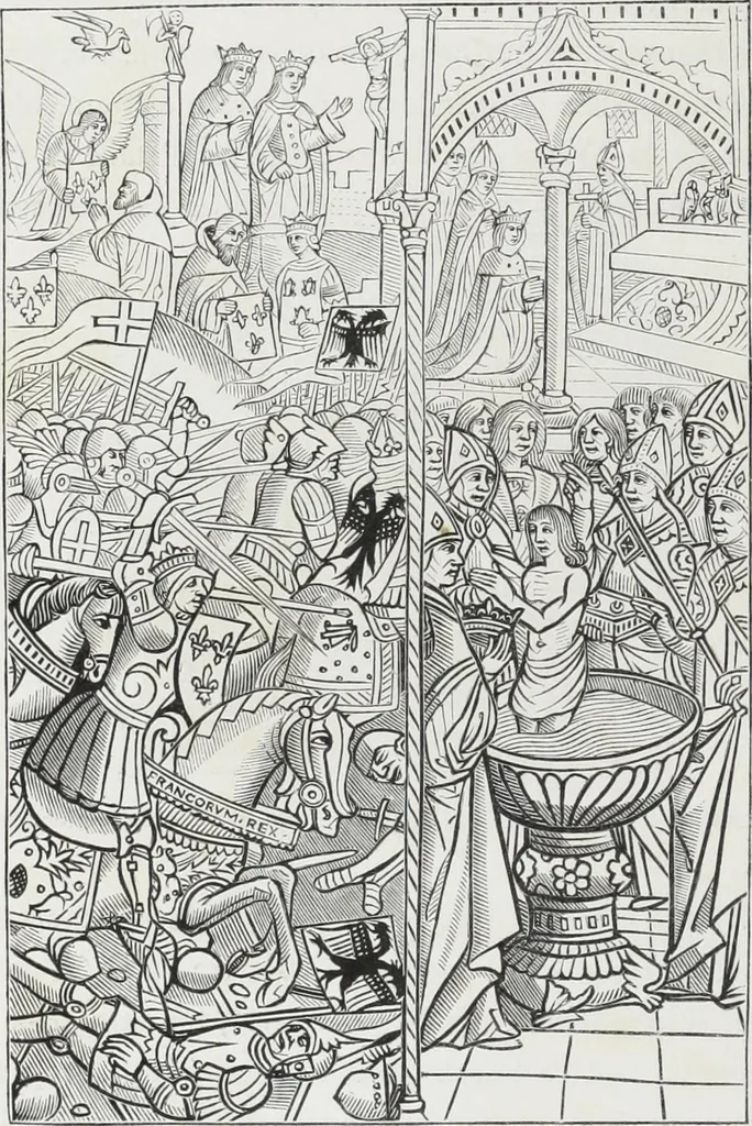 An illustration from Vie militaire et religieuse au moyen âge et à l'époque de la renaissance, 1873, leaf 21