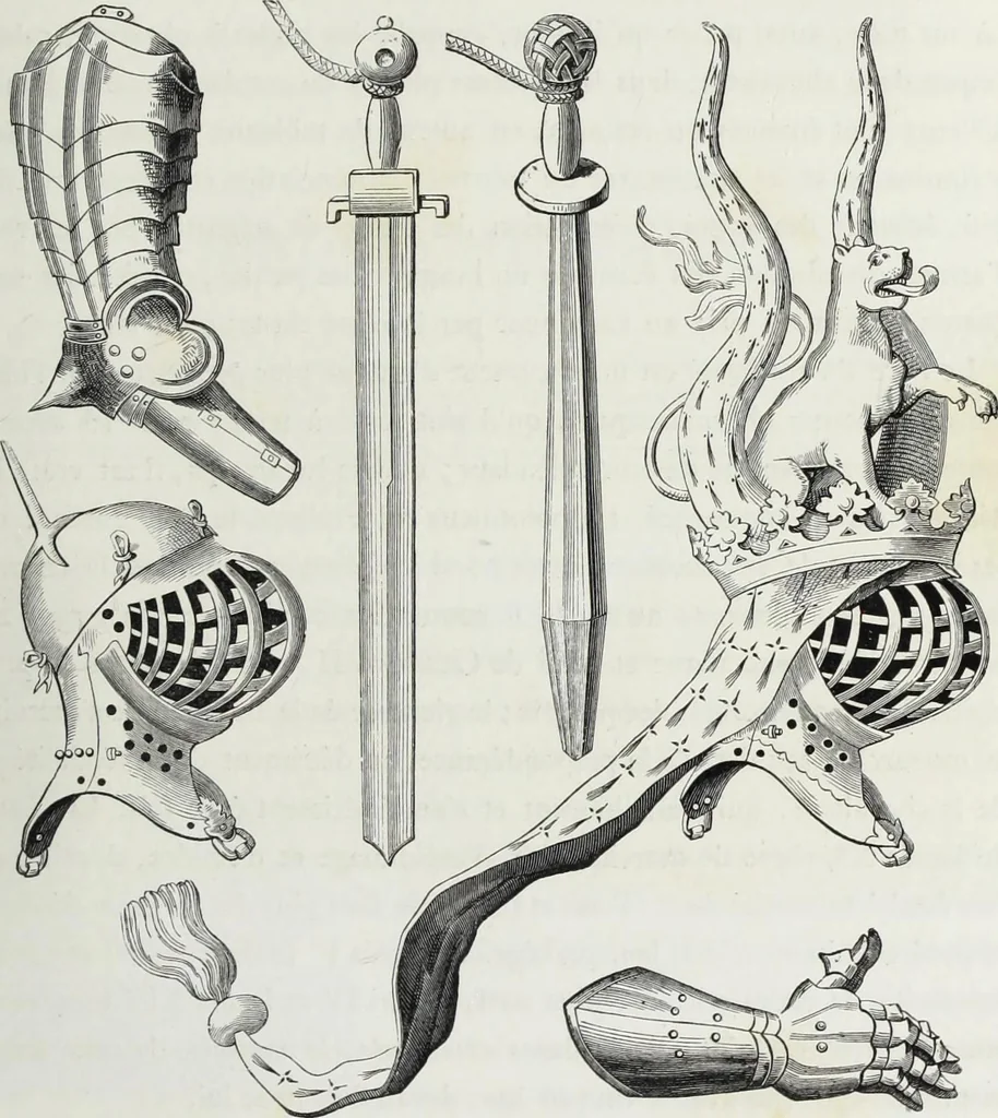An illustration from Vie militaire et religieuse au moyen âge et à l'époque de la renaissance, 1873, leaf 214
